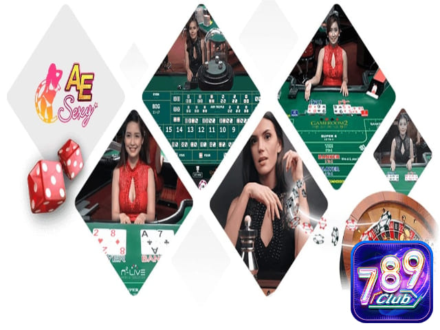 Sảnh AE Sexy 789club cung cấp nhiều tựa game khủng